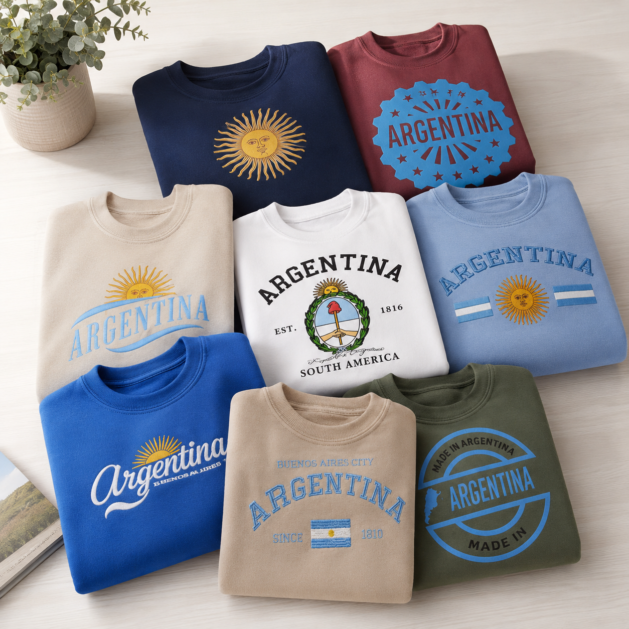 Remera hombre algodón manga corta con diseños exclusivos del 1 al 5