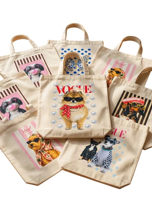 Pack Bolsas de Lienzo Estampadas